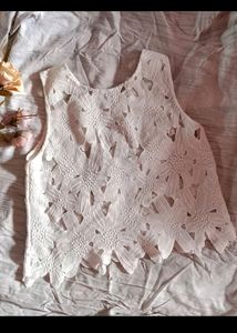 Pinterest Crochet Cropped Tank Top🤍
