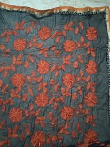 Embroidered Net Dupatta