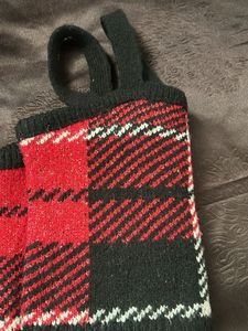Red Plaid Crop Top