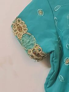 Cyan Tailor Made Gown