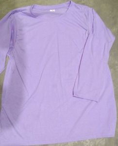 Lavender Long Sleeve T- Shirt