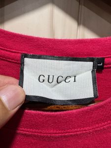 Gucci Band Red Short Sleeves TShirt