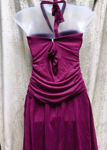 Elegant Purple Party Dress