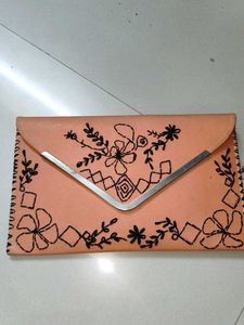 Embroidered Clutch