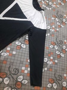 Beautiful Black And White Color Full Sleeve Shirt