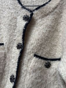 Elegant Tweed Cardigan