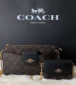 Coach Poppy Bag & Card Case Set