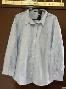 Striped Button-Down Shirt