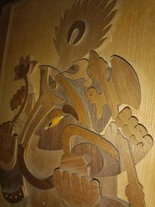 3D Wooden Ganesha Photo Frame