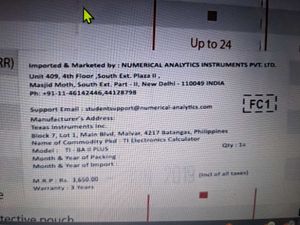 BA II Plus Financial Calculator For CA And Finance