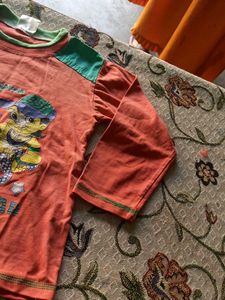We Are Selling A T-shirt For Under 2 Years Child.