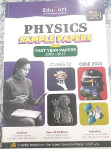 Educart Physics Sample Paper Class 12 Cbse