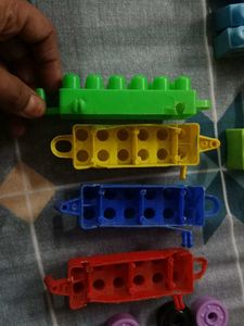 2 Sets Of Building Blocks Kids