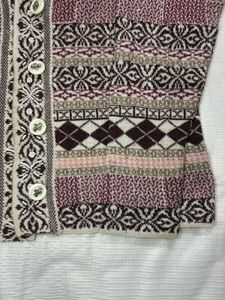 Patterned Knit Cardigan