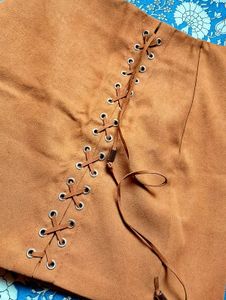 Choco brown short Skirt
