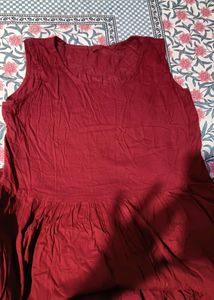 Women Embroidered Straight Kurta Gown