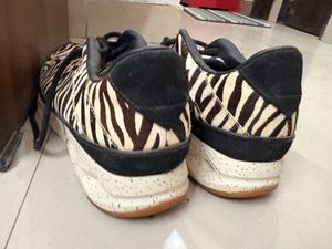 Zebra Print Sneakers