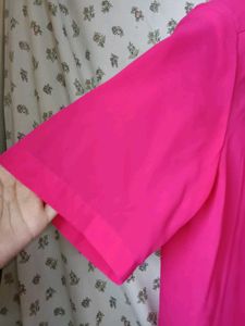 Hot Pink Button Down Shirt