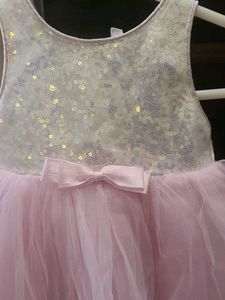 Pink Sequin Tulle Dress