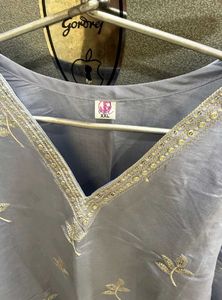 Embroidered Kurti Top