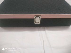 New black &amp;pink case organizer