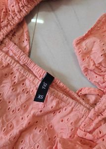 Peach Ruffle Sundress