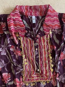 Floral  Kurta Set With Pants