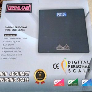 Crystal Care Digital Weighing Scale