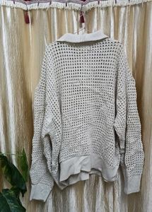 The Off-white Crochet Sweater