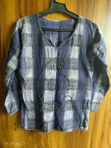 Plaid Tunic