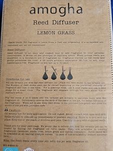 Amogha Reed Diffuser Set