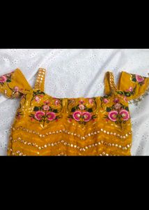 Designer Sharara Set For Haldi Function