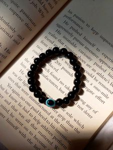 evil Black Beaded Bracelet