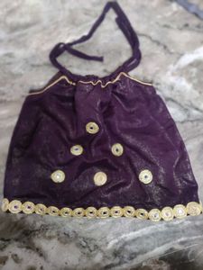 Purple Mirror Pouch