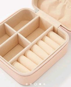 Pink Travel Jewelry Box