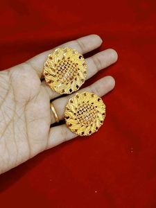 Square Floral Earrings