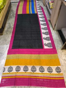 Elegant multicolour Saree with Blouse