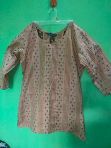 Orange &amp; Multicolour Kurtis(Combo)