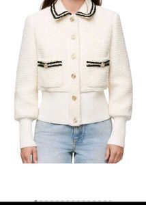 Pinterest contrasting tweed style classy sweater