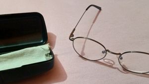 Grey Metal Round Glasses