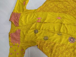 XXL Size Women Shrug....Yellow Colour Daily Wear