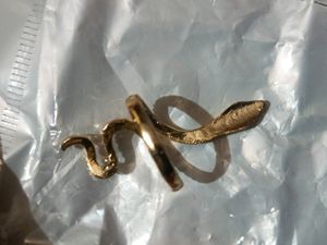 Green Eyes Snake Ring