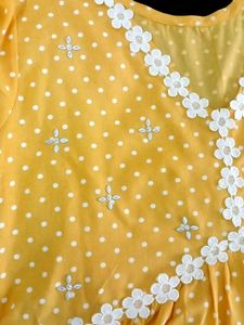 Yellow Polka Dot Dress