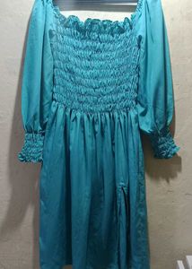 Chic Blue Mini Dress