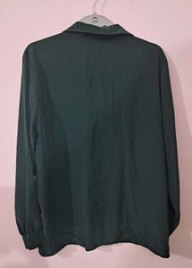 Green Long Sleeve Shirt- NEW
