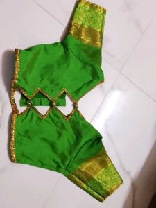 Green Saree Blouse