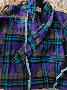 imported coats with attached shwal design