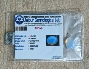 White Opal Gemstone