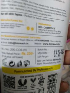 Bio-Reach Sunscreen SPF 30