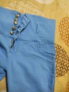 Women Skinny Light Blue Jeans